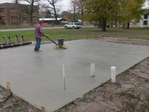 Greensboro concrete pads for RV, sheds, AC, basketball